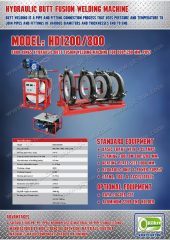 เครื่องเชื่อมท่อ HDPE 1200 mm.