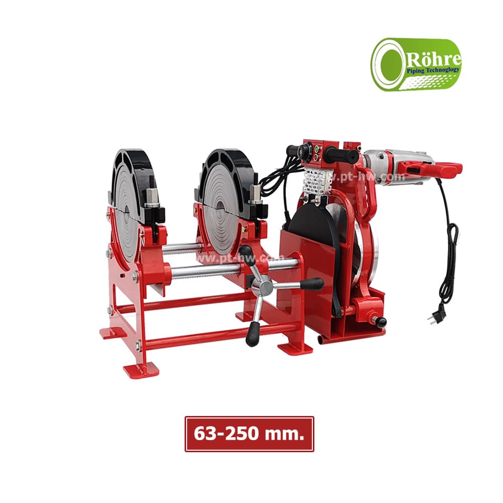 HW250-2 เครื่องเชื่อมท่อ HDPE 250 mm. รุ่น HW250-2